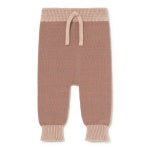 Li + Me Sax Contrast Trim Knit Trousers