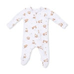 Angel Dear Little Explorer Fox 2 Way Zip Footie