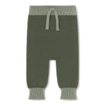 Li + Me Sax Contrast Trim Knit Trousers