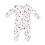 Angel Dear Winter Sports Dogs Ruffle 2 Way Zip Footie Skipper & Scout 