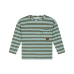 BabyFace Boys LS Zip Pocket Striped Tee