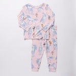Pink Chicken Bamboo Pajama Set