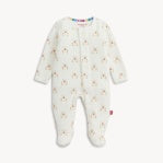 Magnetic Me Teddy Bows Velour Footie