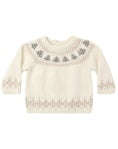 Quincy Mae Rex Tree Fair Isle Sweater Skipper & Scout 