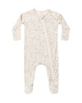 Quincy Mae Bamboo Zip Footie - Bloom