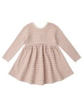 Quincy Mae Ribbed LS Dress
