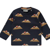 BabyFace Mountain Print LS Tee