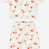 Quincy Mae Tee + Pant Set || HEART BALLOONS