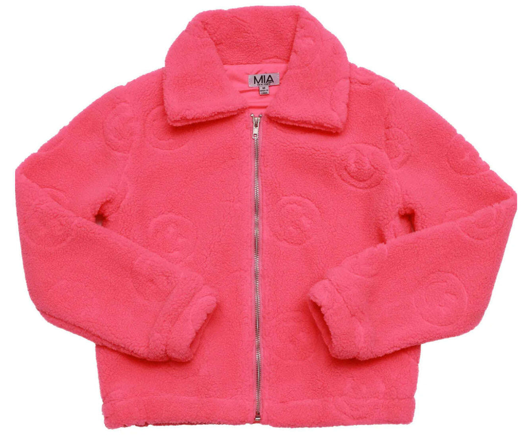 MIA NEW YORK Smiley Sherpa Jacket Skipper & Scout 