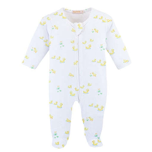 Baby Club Chic Three Little Ducks Zippered Footie