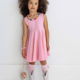 Lola & the Boys Rainbow Gems Tank Dress