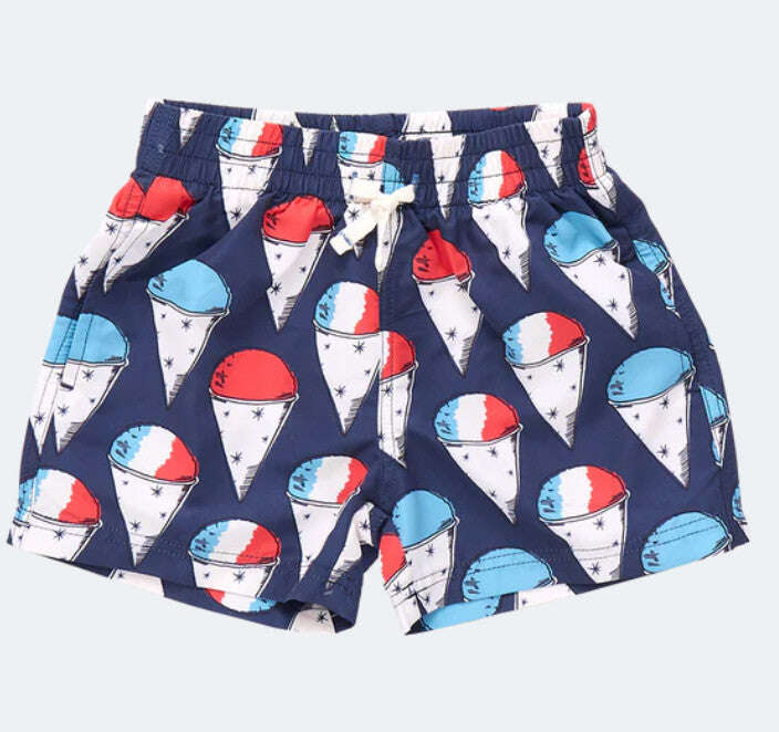 Pink Chicken Swim Trunk Skipper & Scout 