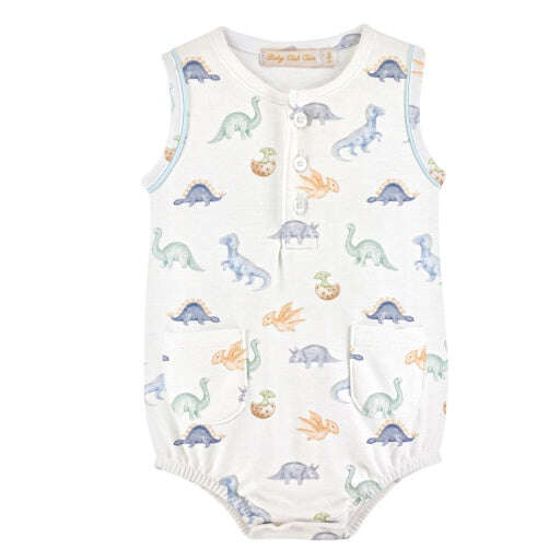 Baby Club Chic Baby Dinos Bubble Printed