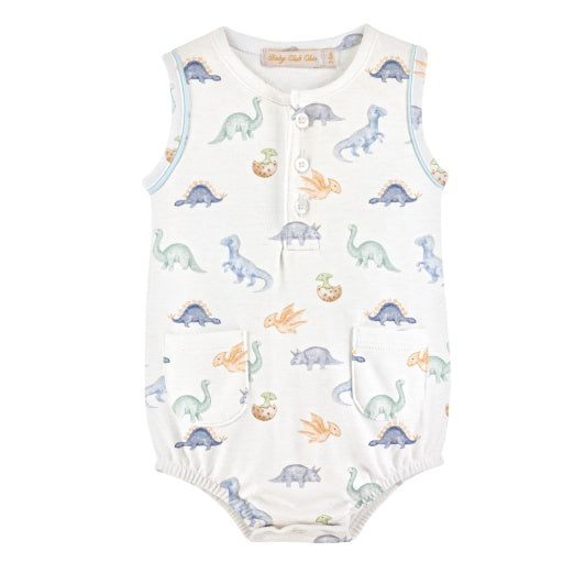 Baby Club Chic Baby Dinos Bubble Printed - 6-9M